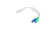 Переходник USB Cablexpert, белый, USB 2.0 - 2 x PS/2, 30 см (UAPS12) - изображение 1