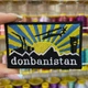 Шеврон, нашивка, патч DONBANISTAN жовто-блакитний з липучкою - зображення 2