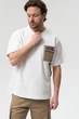 Чоловічий літній костюм URBAN CARGO SET, футболка та шорти, пісочний у розмірі 3XL - зображення 3
