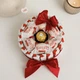 Подарункова композиція «Mini Chocolate Love» ручної роботи. З улюблених цукерок Kinder Chocolate, Ferrero, Raffaello - зображення 3