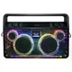 Акустична переносна Bluetooth колонка Kolav D-2616 з двома радіомікрофонами 6" 40Вт FM, USB, AUX, RGB - зображення 3