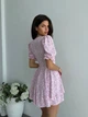 Платье-комбинезон мини в горох розового цвета 38690 42/44 - изображение 5