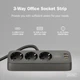 Мережевий подовжувач Digitus на 3 розетки з USB (2x USB-A + USB-C 30W), настільний, з кріпленням до столу, 1.5 м Black (DA-70625) - зображення 7