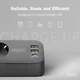 Мережевий подовжувач Digitus на 3 розетки з USB (2x USB-A + USB-C 30W), настільний, з кріпленням до столу, 1.5 м Black (DA-70625) - зображення 8