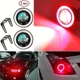 LED фари-прожектори Avtoaks з кільцевим підсвічуванням червоного кольору "Ангельські оченята" 2 шт. - зображення 9