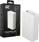 УМБ Greencell PowerPlay30 30000mAh White (PBGC30W) - зображення 1