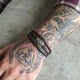Чоловічий шкіряний браслет Vegvisir з натуральної шкіри з магнітною застібкою - зображення 2