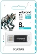 Флеш накопичувач USB 8Gb Wibrand Cougar, Black, USB 2.0 (WI2.0/CU8P1B) - зображення 2