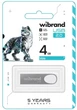 Флеш накопитель USB 4Gb Wibrand Irbis, Silver, USB 2.0 (WI2.0/IR4U3S) - изображение 2