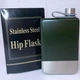 Металева фляга 8 oz із матовим покриттям GJ-8A Green - изображение 3