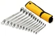 Ключі накидні MASTERTOOL набір 12 шт (6-25, 27, 28, 30, 32 мм) 31CrV3 COLD FORGED DIN897 у чохлі 72-3212 - зображення 2