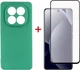Чехол для смартфона Xiaomi Redmi Note 15 Pro 4G DENGOS Soft Mint + защитное стекло (DG-KM-196) - изображение 1