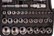 Набір інструментів MASTERTOOL PROFI ¼"&½" 111 шт 4-14 мм 10-32 мм CrV50BV30 телескопічна тріскачка 72T протиударний кейс 78-5112 - изображение 5