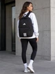 Рюкзак спортивный 27,4 л вмещает формат А4 Adidas Q3 Ess Bars3Rs Bp JX6497 Черный (4068811571108) - изображение 2