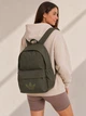Рюкзак спортивный 21,1 л вмещает формат А4 Adidas Q3 Cl Backpack KQ6387 Зеленый (4069995572905) - изображение 2