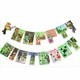 Гирлянда Happy Birthday «Майнкрафт», / Happy Birthday Garland "Minecraft", China - изображение 3