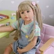 Метровая Шарнирная Виниловая Кукла Reborn Девочка 98 см с Длинными Светлыми Волосами (Большая Кукла Реборн) - изображение 3