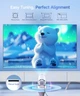 Смарт проектор Magcubic HY300 Pro Портативный мультимедийный LED проектор для домашнего кинотеатра на Андроид. 4K, Wi-Fi, Bluetooth, Android 14 - изображение 2