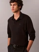 Поло длинное мужское Calvin Klein 967817822 XL Черное (1159865162) - изображение 3