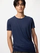 Футболка длинная мужская Uniqlo 985690784 XS Синяя (1159865176) - изображение 2