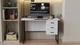 Компьютерный стол Ferrum-decor Гарри 76x140x70 черный ДСП Белое 32мм - изображение 1