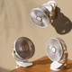 Портативний вентилятор на прищіпці акумуляторний гнучкий Mini Fan White - зображення 6