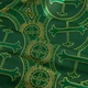 Ткань парча церковная IDEIA 140 г/м2 150 см декоративная жаккардовая ткань для церковной одежды, облачения, декора и оформления зеленая м.п. - изображение 5