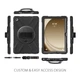 Чехол с ремешком Pirate King Case для Samsung Galaxy Tab A9 Plus Black - изображение 2