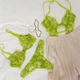 Бюстгальтер с косточками кружевной Victoria's Secret 746081867 38C Салатовый (1159864372) - изображение 5