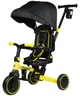 Беговел Tri-cycle 6in1 Milano 002 желтый для детей от 1 года с боковой поддержкой и козырьком - изображение 1