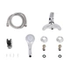 Змішувач для душу Lidz Mars 010 (з душовим гарнітуром) (k40) LDMAR010CRM34892 Chrome - зображення 6