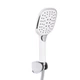 Змішувач для ванни Qtap Grand (з душовим гарнітуром) QTGRAWCR006 Chrome/White - зображення 5