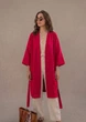 Пляжна накидка-кімоно Honey Fashion Accessories One Size червоний (50к035) - зображення 1