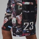Шорты Air Jordan Flight MenS Printed Cat Scratch Shorts Black IF1841-010 M - изображение 6