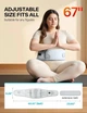 Масажний пояс ALLJOY AJHV2E10 з підігрівом вібрацією та акумулятором 10000 mAh сірий (SKU-104) - изображение 4