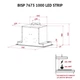 Вытяжка кухонная Perfelli BISP 7673 BL 1000 LED Strip - изображение 5