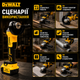 Аккумуляторная угловая шлифовальная машина DeWalt 24 В с бесщеточным двигателем, 2 аккумулятора 5 А·ч, зарядное устройство, чехол, угловая шлифовальная машина (болгарка) 125 мм для резки металла, пластика и керамической плитки - изображение 8