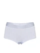 Женские трусики Victoria's Secret (279895598431) SoSoft Modal Ultra-Fine Logo Boyshort XS голубые - изображение 3
