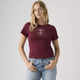 Женская футболка Levi's (199105724529) Graphic Rickie Tee XL бордовая - изображение 1