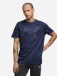 Футболка спортивная длинная мужская Puma Tad Essential Heather Cat 52590706 M Navy Heather (4067984046284) - изображение 1