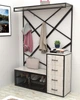 Вешалка в стиле лофт EcoLoft Белларо DSP-1493-2 Дуб Кортона - изображение 2