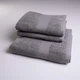 Набор махровых полотенец с бордюром 3шт GM Textile 50х90см, 50х90см, 70х140см 400г/м2 (Серый) - изображение 1