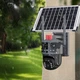 Уличная 4G камера видеонаблюдения Hengda 6 Мп с 3 объективами, поворотом 360°/90° и солнечной панелью - изображение 3