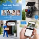 Уличная IP-камера 4G 2 независимые объективы 2MP+2MP / Автономная 4G камера на солнечной панели с двойным датчиком движения V360 Pro - изображение 3