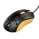 Маніпулятор миша HOCO GM51 Sky luminous gaming wired mouse black＆yellow (6942007675253) - изображение 3