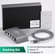 Адаптер сетевой Ethernet RZ-0198 для Starlink Mini спутниковой системы, 4-портовый гигабитный сетевой разветвитель (19400) - изображение 3