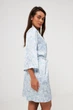 Халат жіночий шовковий літній BARWA garments 0395 L Небесно-блакитний (2110003953857) - изображение 5