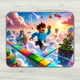 Коврик для мыши ROBLOX игровой и офисный 22х18 нескользящая резиновая основа, точная поверхность для оптической и лазерной мышки, износостойкая, для работы, игр и учебы (52115) - изображение 1