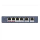 Комутатор 4 порти некерований Hikvision DS-3E0106HP-E POE - зображення 2
