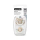 Пустушка Suavinex Wild & Free 2 шт фізіологічна силікон 0-6 міс, beige 309096 - изображение 1